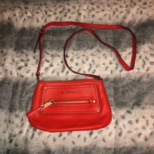 Red Michael Kors Crossbody